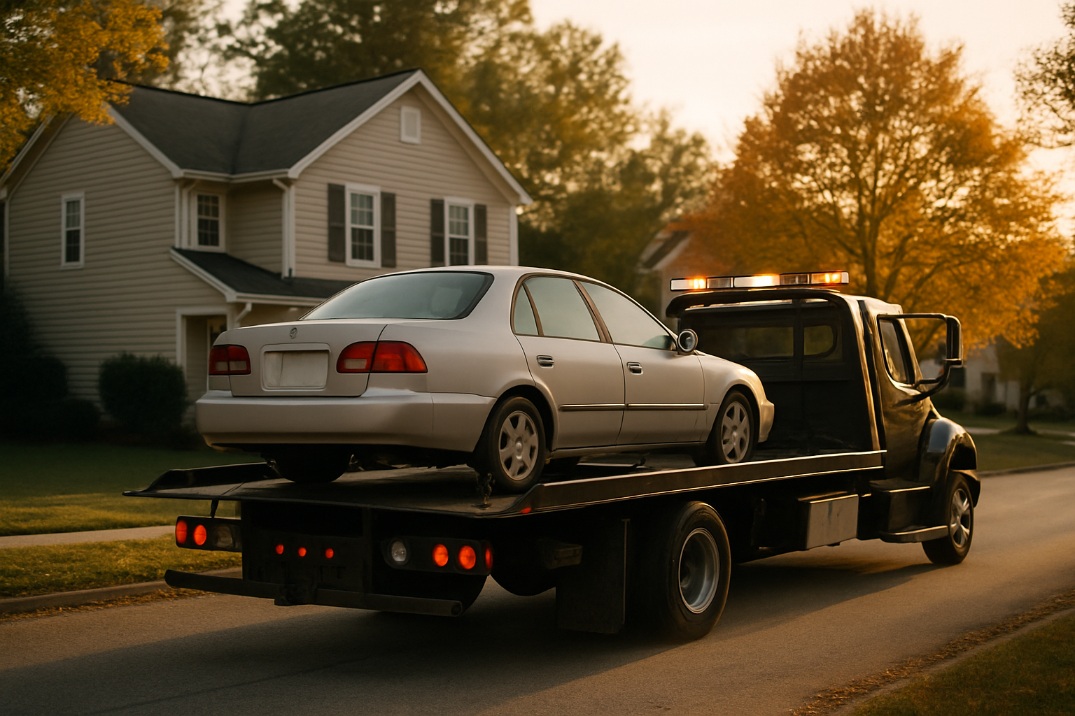 Vehicle donation moment in Raleigh